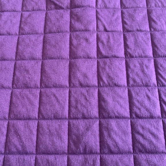 Gap fit quilted spring coat in colour plum - Picture 4 of 7